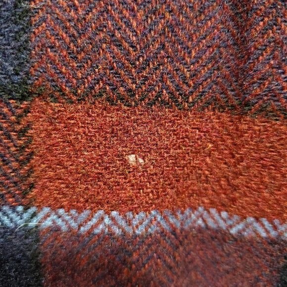 Vintage Madison Women's Wool Blend Plaid Pleated Skirt Red Blue Union Made Sz 12 - Picture 8 of 15